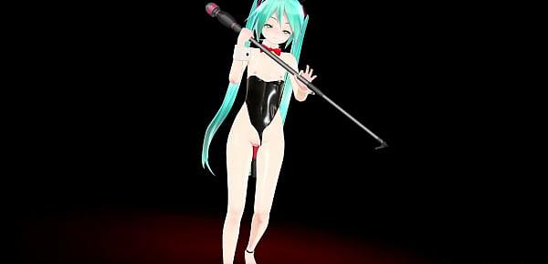  MMD Hatsune Miku Cosplay Conejitos Playboy Dancing Apple Pie by [Piconano-Femto]